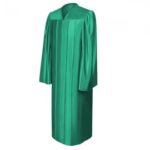 shiny-emerald_green-graduation-gown